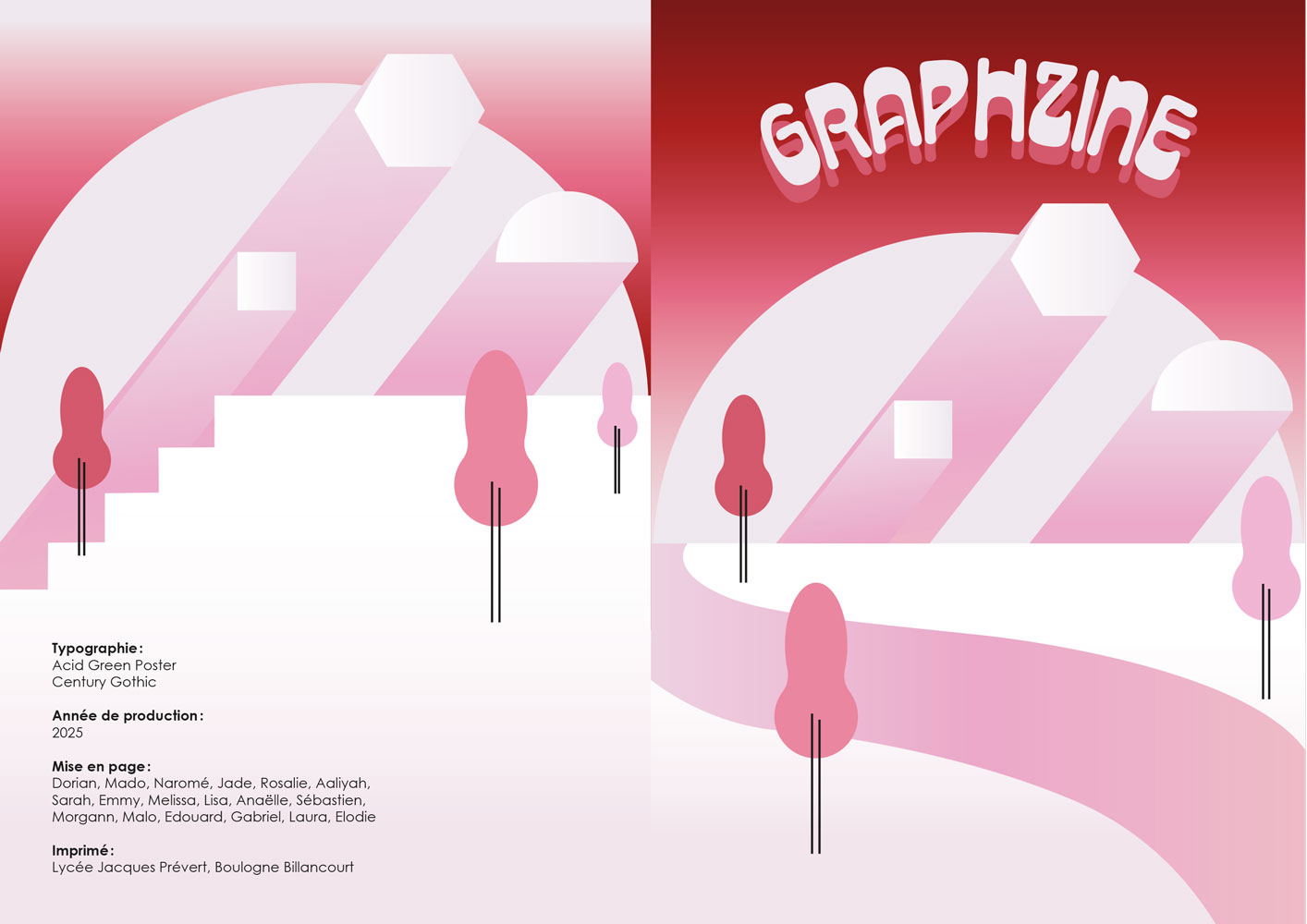 Double page de la 1ere et 4e de couverture
