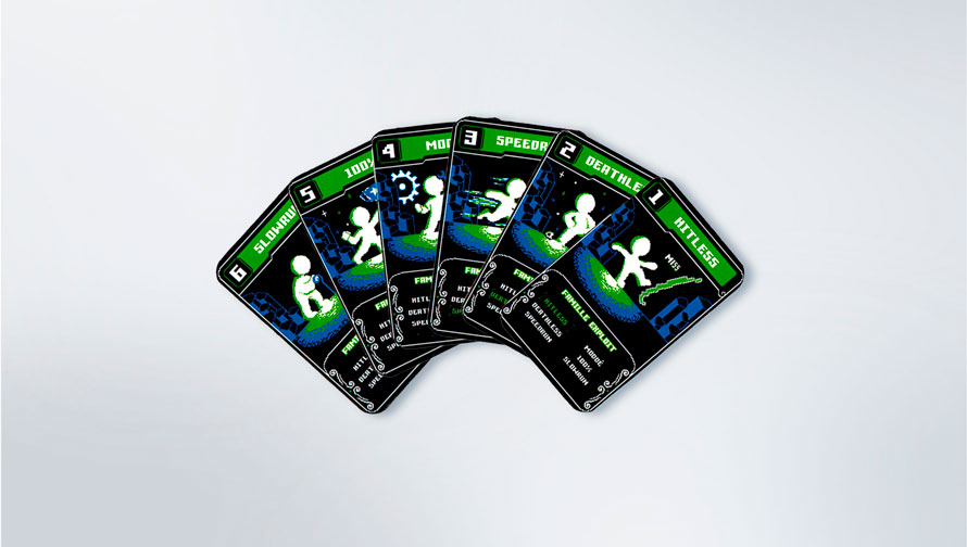 Eventail des cartes